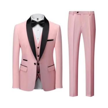 Imagem de Terno Masculino Casual De Negócios Para Casamento E Festa, Tamanhos M-