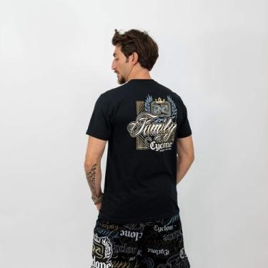 Imagem de Camisa Cyclone Gothic Letters Metal, Preto, 4G