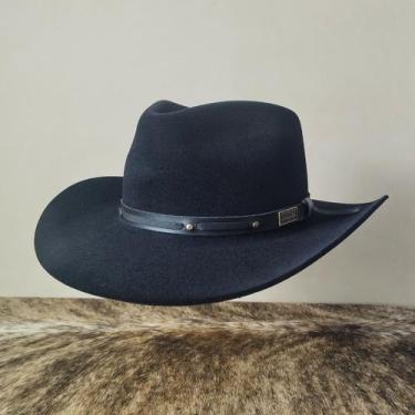 Imagem de Chapéu Country Aba 8 Veludo Unissex Gustavo Lima Rodeio - Eldorado, Pr
