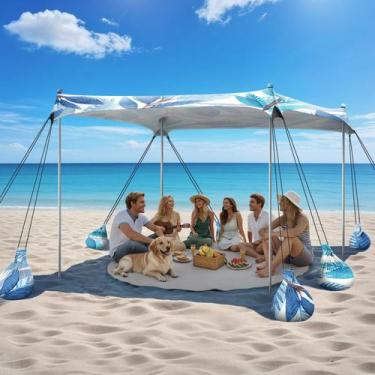 Imagem de Barraca de praia Raynesys 305x305cm UPF50+ Canopy Shelter