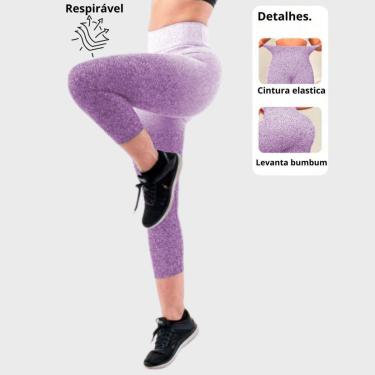 Imagem de Calça Corsário Capri Degradê Feminina Wolfox Cós Alto Cintura Alta Tecido Poliamida Estampado-Feminino