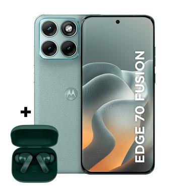 Imagem de Kit smartphone motorola edge 70 fusion e fone moto buds bass