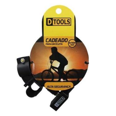 Imagem de Cadeado Para Bike 8 X 1500mm Resistente - Dtools