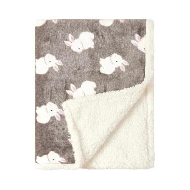 Imagem de Manta De Bebê Quente De Flanela E Lã De Cordeiro Para Recém-Nascidos, 