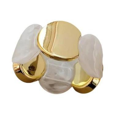 Imagem de Pulseiras De Acrílico Com Cordão Elástico Em Estilo Europeu-Americano 