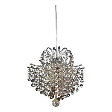 Imagem de Lustre Pendente Cristal Bella Âmbar Led Teto 40w Modelo Hu2106a