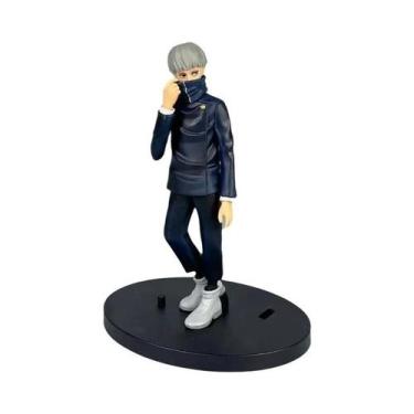 Imagem de Figura De Ação Jujutsu Kaisen Itadori Yuji Sentado, Conjunto Com 4 Peç