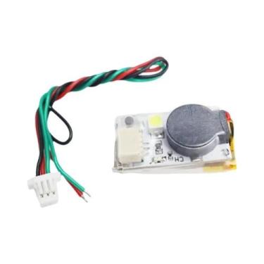 Imagem de Mini Alarme Sonoro De 5V JHE20B JHE42B JHE42B_S Com LED Para Drone De 