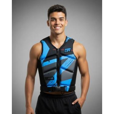 Imagem de Colete Salva Vidas Homologado Hydro Citrus - Prolife, Citrus deepline,