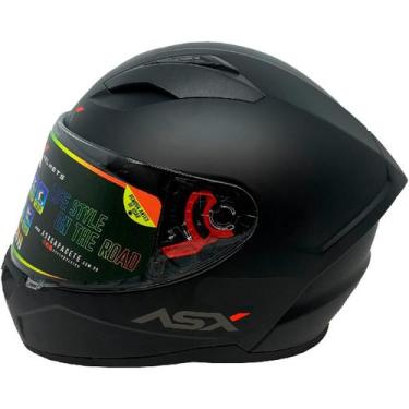 Imagem de Capacete asx city solid fosco preto/grafite, 56