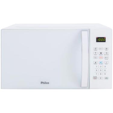 Imagem de Micro-Ondas Philco 20 Litros Multifunções Limpa Fácil Branco PMO23BB  