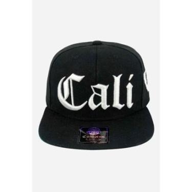 Imagem de Boné Compton Aba Reta Snapback Cali Preto-Unissex