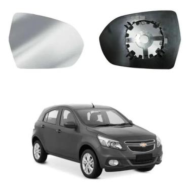 Imagem de Lente Espelho Retrovisor Agile 09/16 Montana 11/20 + Base Ld - Congrat