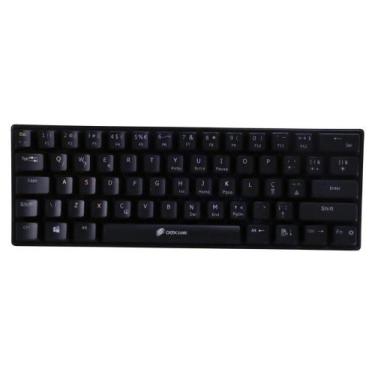 Imagem de Mini Teclado Gamer Mecanico Ziggy Abnt OEX Game TC607 Preto