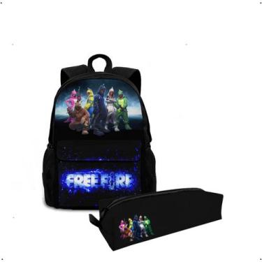 Imagem de Mochila Bolsa Escolar Infantil Criança Estojo Personalizado Desenho Jo