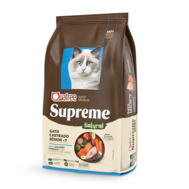 Imagem de Raçao Quatree Supreme Gatos Castrados Senior 7+ 10.1Kg