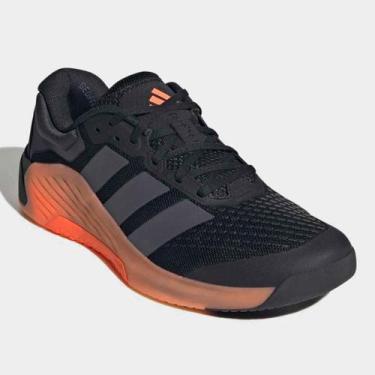 Imagem de Tênis Adidas Dropset 4 Power Trainer Masculino, Preto, Laranja, 43