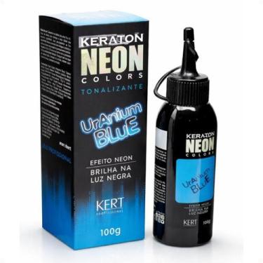 Imagem de Tonalizante Keraton Neon Colors Uranium Blue Kert 100g