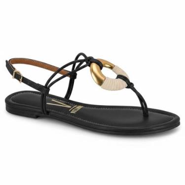 Imagem de Sandália Vizzano Rasteirinha Fivela Feminino Confortável Original -, P