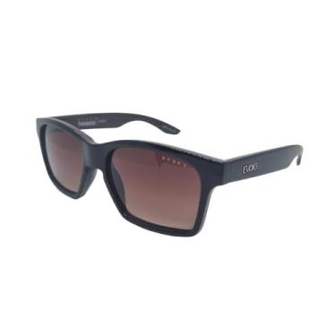 Imagem de Óculos Solar Evoke New Thunder Brwd01 Preto Brilho Lente Marrom Degrad