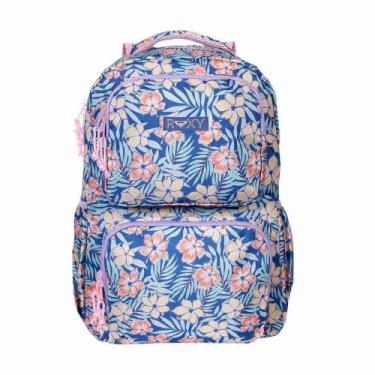 Imagem de Mochila Esportiva Roxy Floral Dream Azul C/ Rosa - 14672