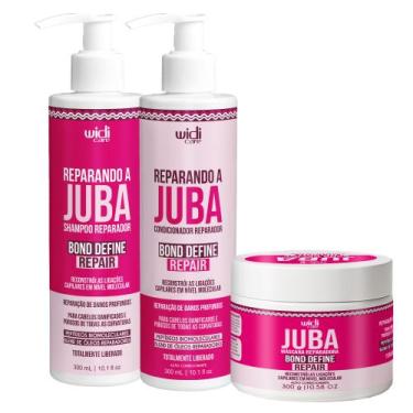 Imagem de Kit Widi Care Juba Bond Repair Shampoo + Condicionador + Máscara