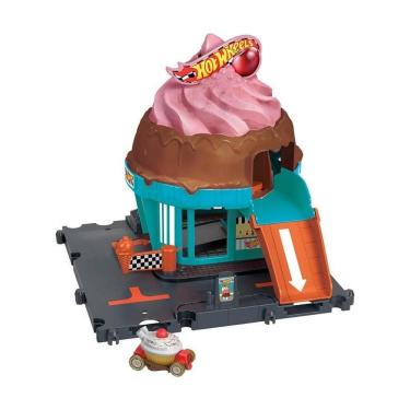 Imagem de Hot Wheels Pista e Acessório City Sorveteria Colorido