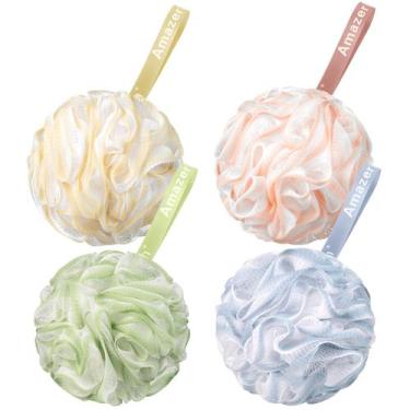 Imagem de Esponja de banho AmazerBath Cotton Candy Quartet 75g x4