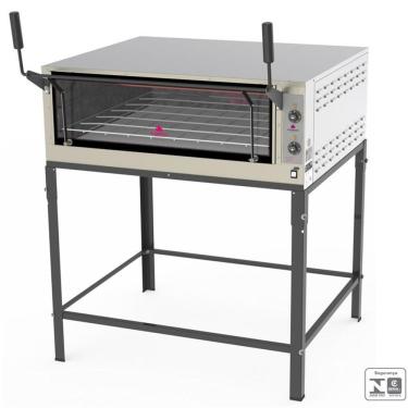 Imagem de Forno Lastro Refratário Elétrico Progás Elétrica PRPE-900 G2 Inox Guilhotina com Cavalete 110V