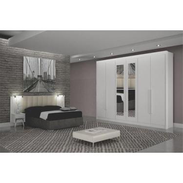 Imagem de Dormitorio Casal Espelho 2Pçs 6 Portas Mirage - Arbo Design