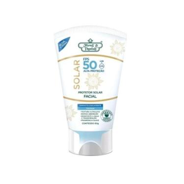 Imagem de Protetor solar facial  Flores e Vetais FPS 50 60g . - Flores e Vegetai