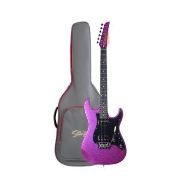 Imagem de Guitarra seizi katana venom hh - rw - purple sparkle