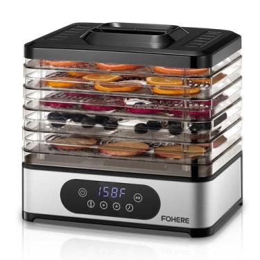 Imagem de Desidratador de Alimentos FOHERE com 5 Bandejas Livres de BPA, Empilhá