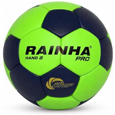 Imagem de Bola De Handebol Rainha H2 Pró Feminino Costurada á Mão, Amarelo, Azul