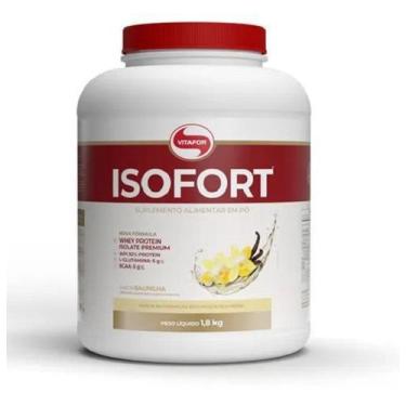 Imagem de Isofort Whey Protein 1800G Sabor Baunilha - Vitafor