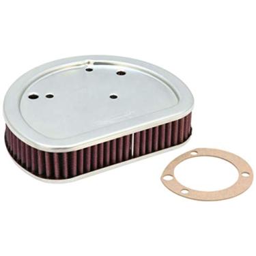 Imagem de K&N Filtro de ar do motor: Filtro de ar de alto desempenho, Premium, Powersport: Serve para Harley DAVIDSON 2008-2017 (FXDB Street Bob, FLS Softail Slim, FXS Blackline, FLSTSB Softail HD-1611