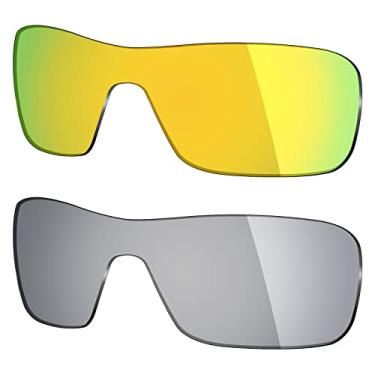 Imagem de 2 pares de lentes polarizadas de substituição da Mryok para óculos de sol Oakley Turbine Rotor – Opções
