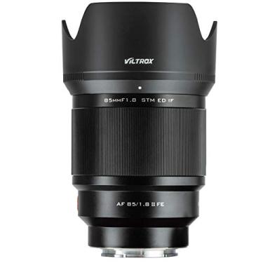 Imagem de Lente de câmera Sony E-Mount da VILTROX 85 mm F1.8 STM com foco automático AF para Sony A7III A7RIII A7SII A7II a6500 a6400 a6300
