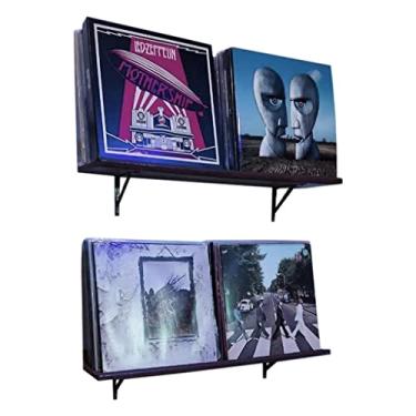 Imagem de Prateleira para disco vinil coleções