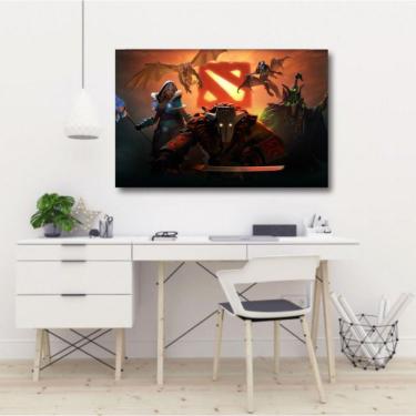 Imagem de Quadro decorativo Dota 2 Jogos Online - Tela em Tecido