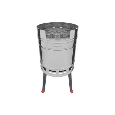 Imagem de Churrasqueira À Carvão Tramontina Tcp 400 Em Aço Inox Com Balde