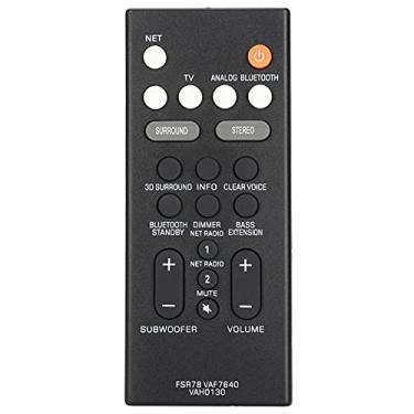 Imagem de Controle remoto Soundbar, controle remoto preto soundbar controlador para alto-falante Yamaha FSR78 VAF7640 VAH0130