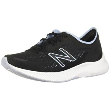 Imagem de New Balance Tênis de corrida feminino Dynasoft Pesu V1, Preto/pó de lua, 6 Wide