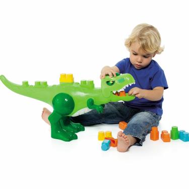 BRINQUEDO BLOCOS DE MONTAR INFANTIL KIT 4 DINOSSAUROS 112 PC :  : Brinquedos e Jogos