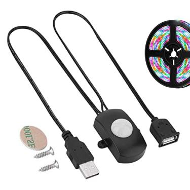 Imagem de Interruptor de Sensor de Movimento para Faixa de Luz Led | Interruptor de luz do detector de movimento 5-24V com 4A | Interruptor automático do detector de luz USB liga/desliga para homens, Aocate