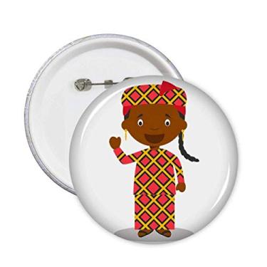 Imagem de Black Wild Mali Cartoon Art Deco Presente Alfinetes Moda Emblema Botão Decoração Acessório 5 peças