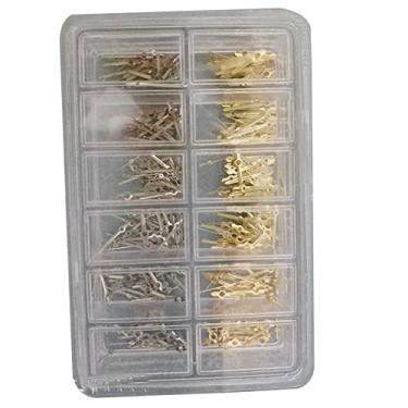 Imagem de MOOKEENONE Relógio de quartzo 2035 mão aço inoxidável prata + ponteiro de movimento dourado hora minuto segundo 3 ponteiros acessórios para relógio