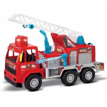 Grande caminhão de bombeiros das crianças brinquedo carro menino