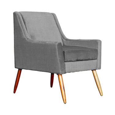 Imagem de Poltrona Decorativa Ariane Linho Cores - DS Estofados