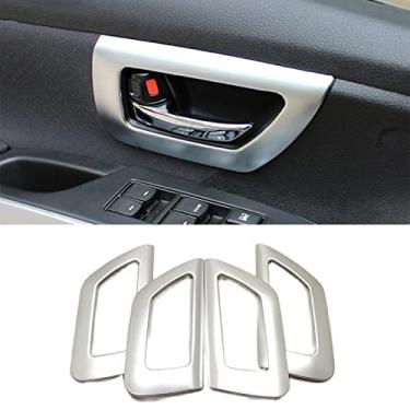 Imagem de JIERS Para Suzuki S Cross SX4 2014-2018, apoio de braço de carro maçaneta de janela tigela decoração adesivo prata acessórios interiores
